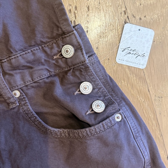 Free People We The Free Good Luck
Barrel Overalls-Chocolate Mousse-S-NWT - Picture 10 of 10